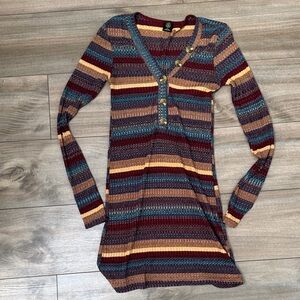 Urban Outfitters Multicolor Striped Knit Dress